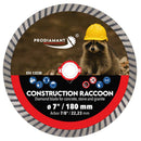 CONSTRUCTION RACCOON Diamond Blade for Concrete, Brick, Stone & Tile-5