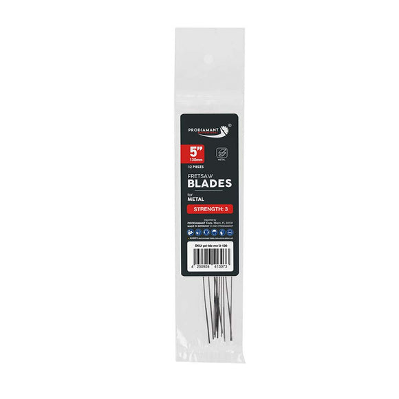 Fret & Scroll Saw Blades - Precision Cutting for Metal, 12 Pack