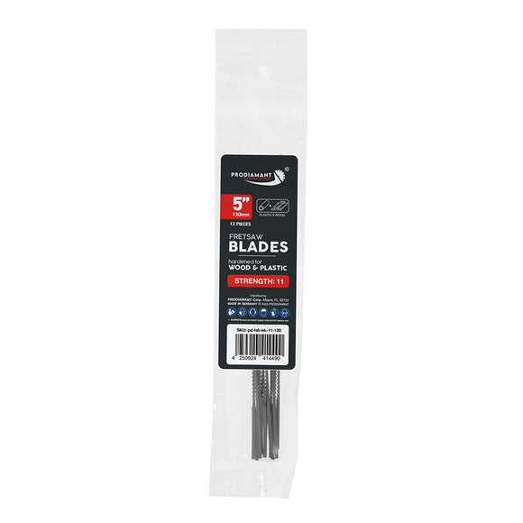 Fret & Scroll Saw Blades - Precision Cutting for Wood & Plastic, 12 Pack