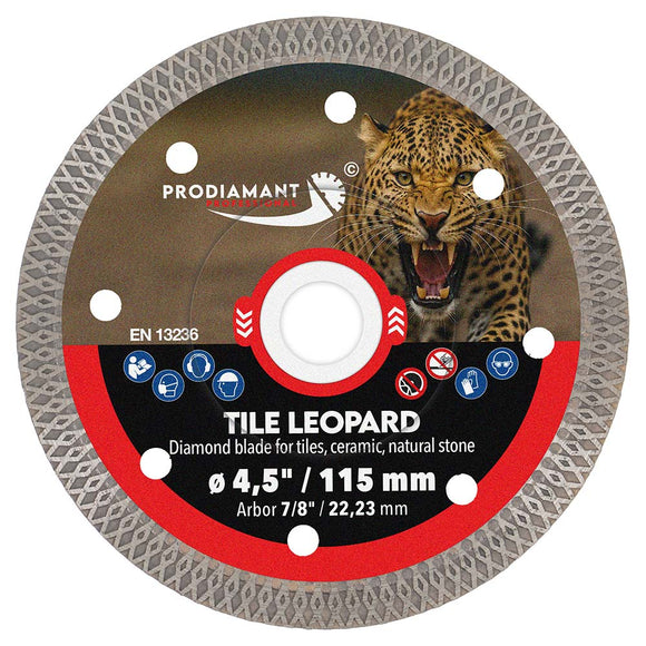 TILE LEOPARD Diamond Blade for Porcelain, Ceramic & Stone