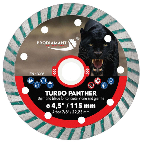 TURBO PANTHER Diamond Blade for Concrete, Masonry & Stone