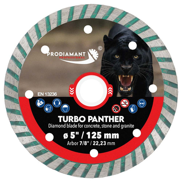 TURBO PANTHER Diamond Blade for Concrete, Masonry & Stone