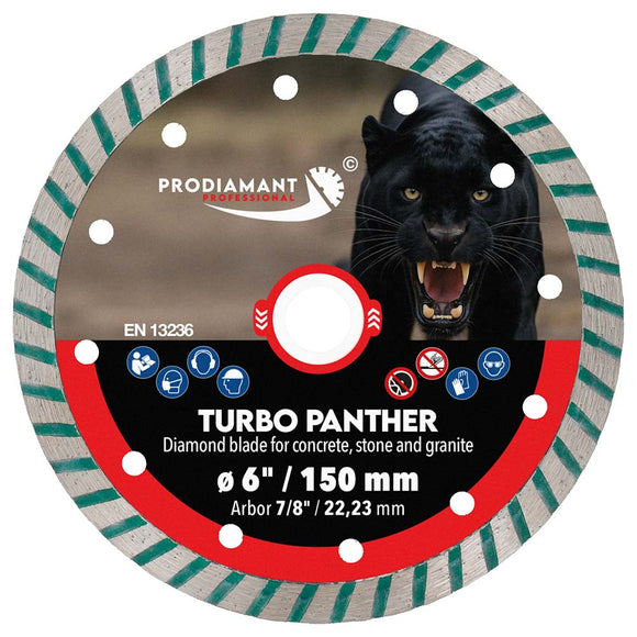 TURBO PANTHER Diamond Blade for Concrete, Masonry & Stone