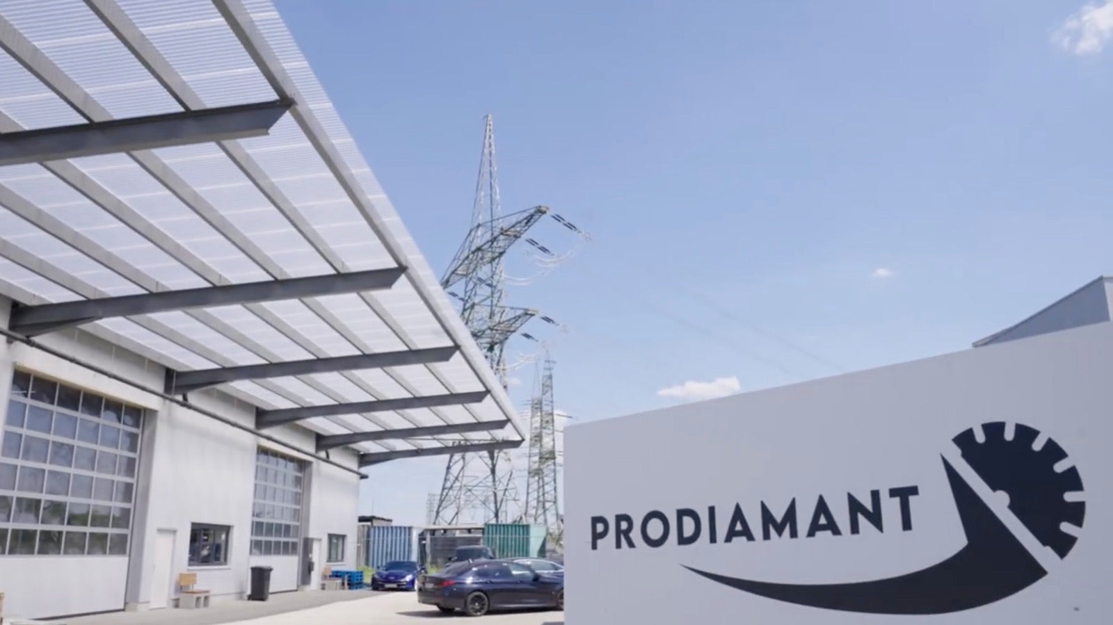 PRODIAMANT company building in Neckarwestheim, Germany